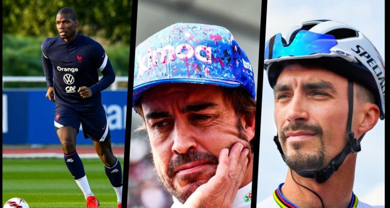  - Un Bleu forfait au Mondial, Alonso vrille complet en F1, Alaphilippe a les crocs, ... Toutes les infos sports du jour !