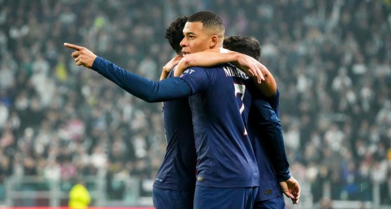  - Le PSG et la Juventus dos-à-dos à la pause malgré un bijou de Mbappé