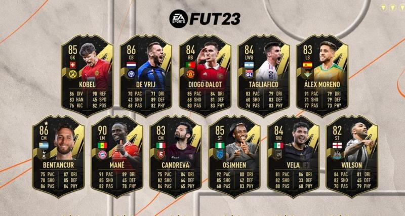  - Mané, Bentancur, De Vrij… la TOTW #7 est tombée sur FIFA 23 !