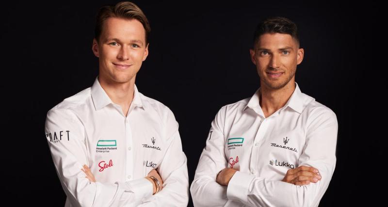  - Formule E : Edoardo Mortara et Maximilian Günther, pilotes Maserati MSG Racing