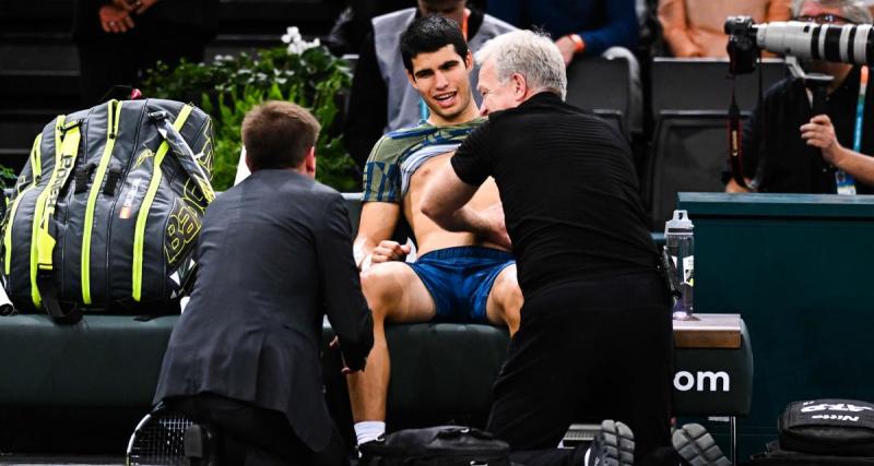  - Tennis : au moins 6 semaines d’absence pour Carlos Alcaraz après son abandon à Bercy