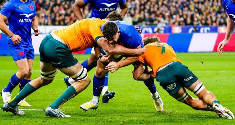  - France - Australie : revivez le premier essai tout en puissance des Bleus et Julien Marchand (VIDÉO)