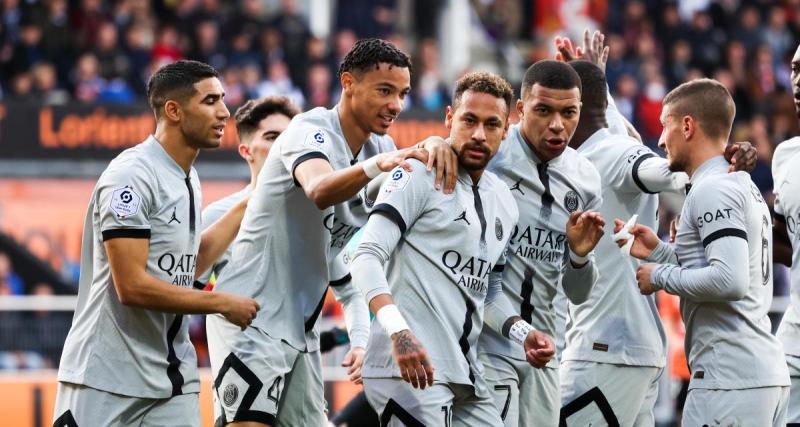  - Neymar permet au PSG de mener à Lorient à la pause