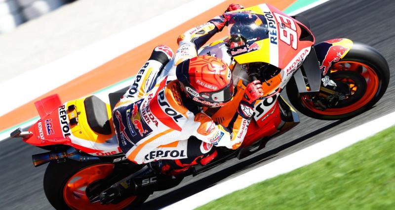  - GP de Valence de MotoGP : la chute de Marc Marquez en vidéo