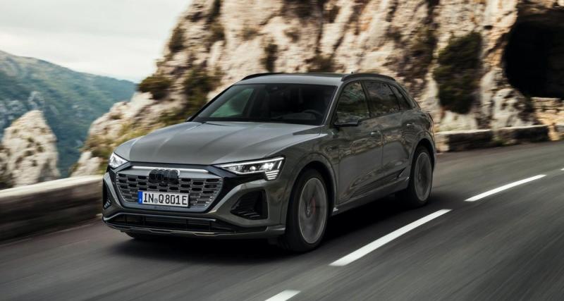  - Audi Q8 e-tron (2023) : le SUV électrique change de nom avec ce restylage et revoit son autonomie à la hausse