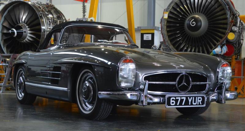  - Récupérée en ruine, cette Mercedes-Benz 300 SL Roadster est entièrement restaurée à son état d’origine