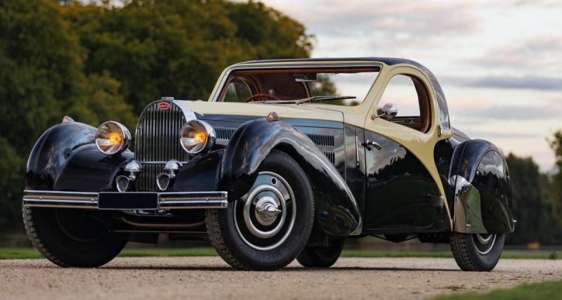  - Estimée à un prix pharaonique, cette Bugatti Type 57 Atalante est à vendre lors du salon Rétromobile 2023
