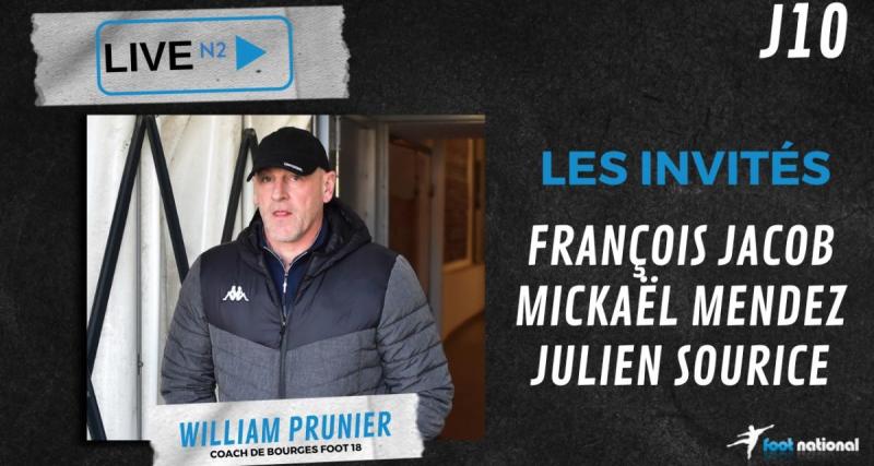  - Live N2 : la mauvaise passe de Blois, le choc GOAL FC-Saumur, l'arrivée de William Prunier à Bourges