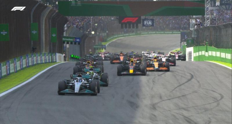  - F1 - GP du Brésil 2022 : le départ de la course en vidéo 