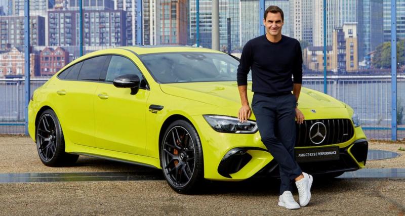  - Personnalisée par Roger Federer, cette Mercedes-AMG GT 63 S E Performance est à vendre