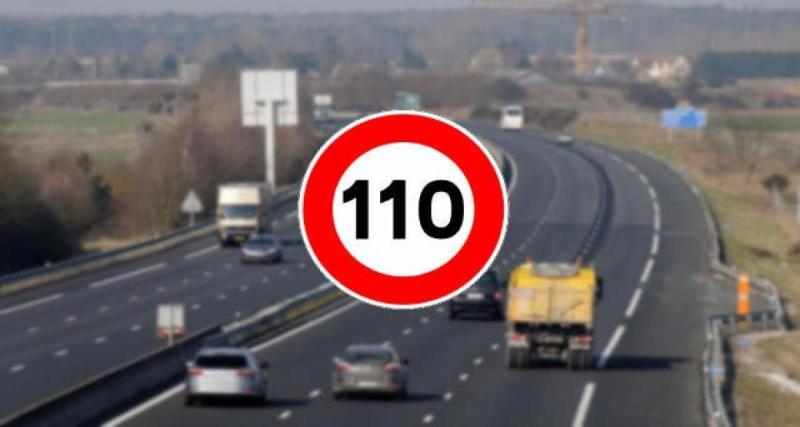  - 110 km/h sur autoroute : pas la bonne voie selon Borne 