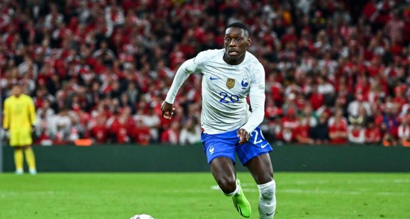  - Équipe de France : Randal Kolo Muani remplace Nkunku (off) 