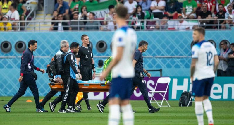  - Angleterre - Iran : le gardien iranien KO, les Anglais marchent sur l'eau à la pause