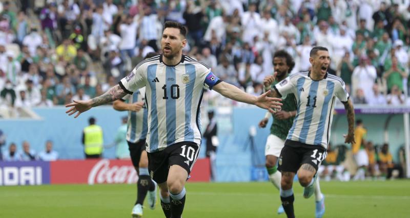  - Avec un Messi déjà en mode gala, l'Argentine vire en tête à la pause contre l'Arabie Saoudite