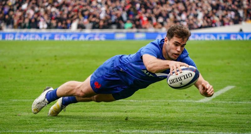  - XV de France : Damian Penaud rentre dans le top 10 des meilleurs marqueurs de l'histoire des Bleus 