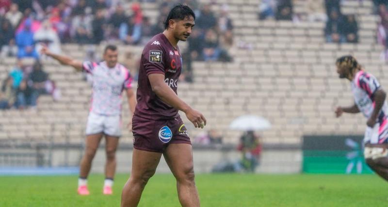  - Rugby : l'international Yoram Moefana sortie sur blessure face à l'USA Perpignan