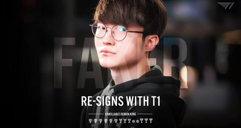  - Malgré les rumeurs, Faker prolonge chez T1