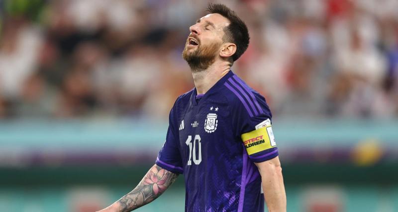  - Argentine : Messi énervé après son pénalty manqué