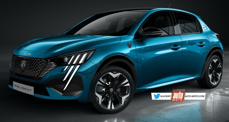  - Peugeot 208 restylée : elle veut en mettre plein la vue en 2023