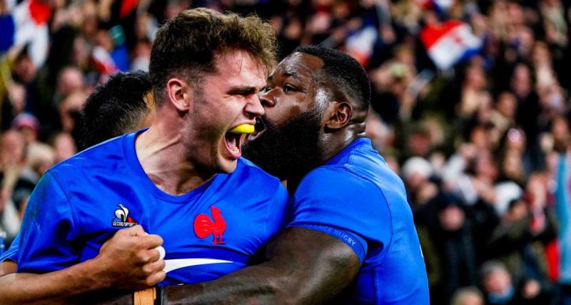  - Rugby : l'ailier du XV de France, Damian Penaud, élu meilleur joueur de l'Autumn Nations Series