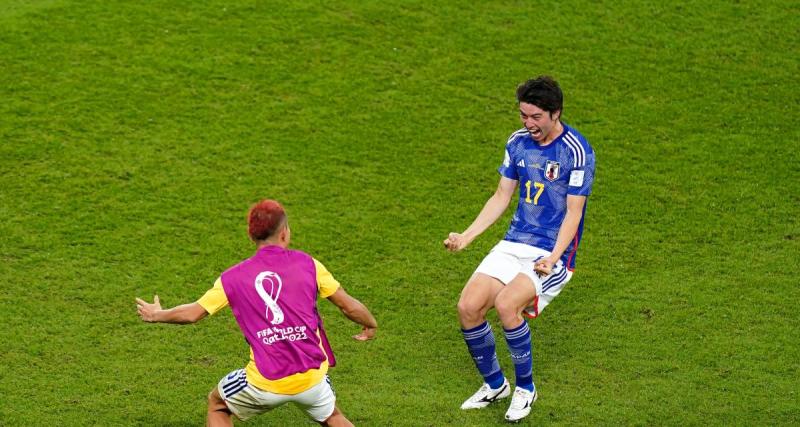  - Japon - Espagne : l'image folle du but japonais qui se joue à quelques millimètres et qui élimine l'Allemagne !