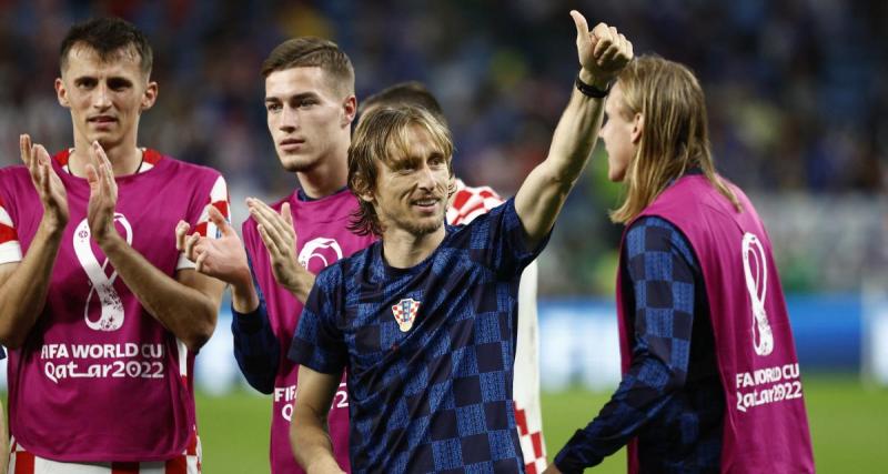  - La réaction de Luka Modric après la qualification de la Croatie