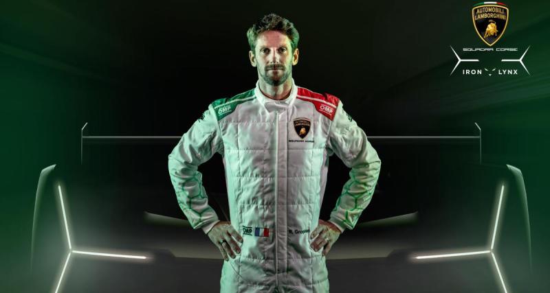  - Romain Grosjean : au départ des 24h du Mans avec Lamborghini