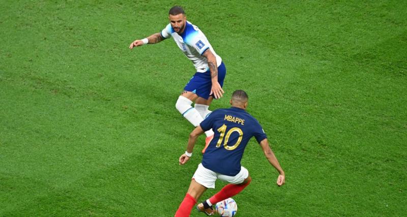  - Angleterre - France : Walker ne lâche pas Mbappé, Twitter se régale