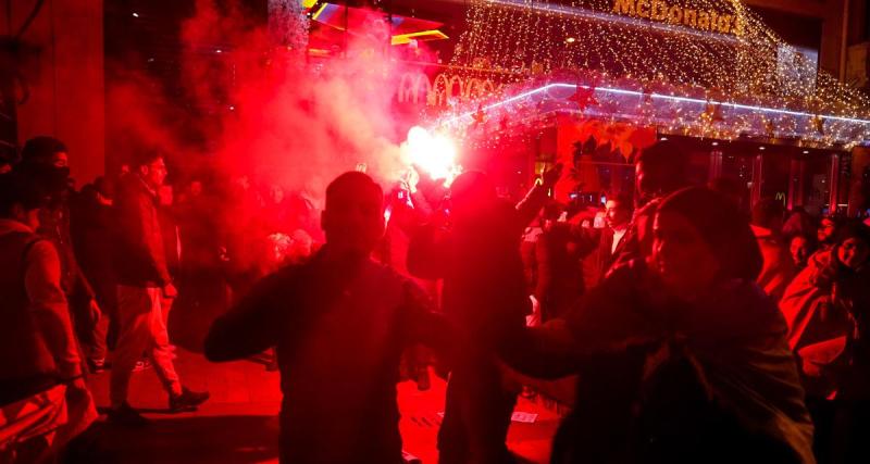  - France - Maroc : 74 interpellations sur les Champs Elysées après la victoire des deux équipes !