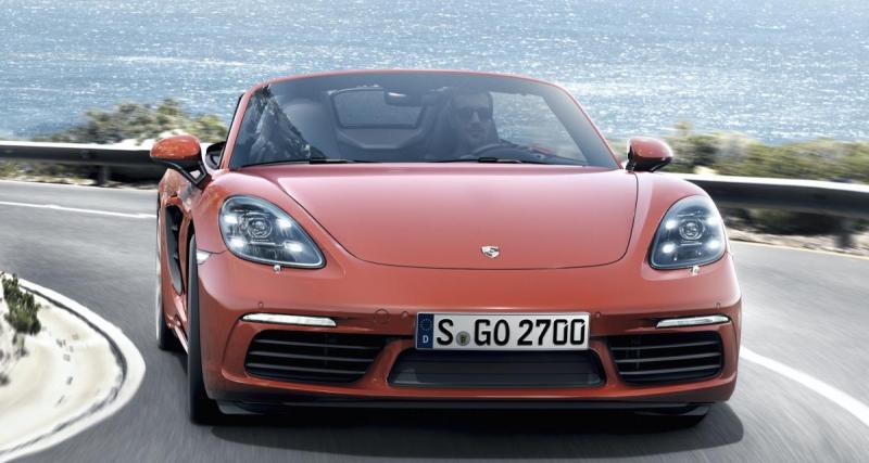  - La Porsche 718 Boxster électrique se laisse surprendre en plein test avant sa sortie