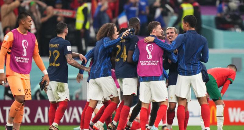  - France - Maroc : l'immense joie des Bleus dans le vestiaire, un champion du monde 2018 présent !