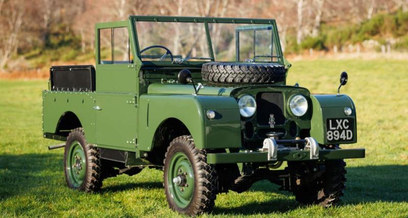  - Entièrement restauré, ce Land Rover Series I de la famille royale britannique est à vendre