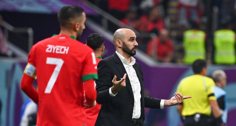  - France - Maroc : Walid Regragui se sent "lésé d’un penalty" face aux Bleus