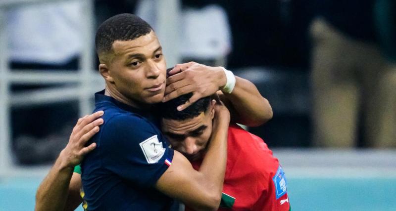  - Argentine - France : quand Hakimi savoure en tribune l'exploit de Mbappé !