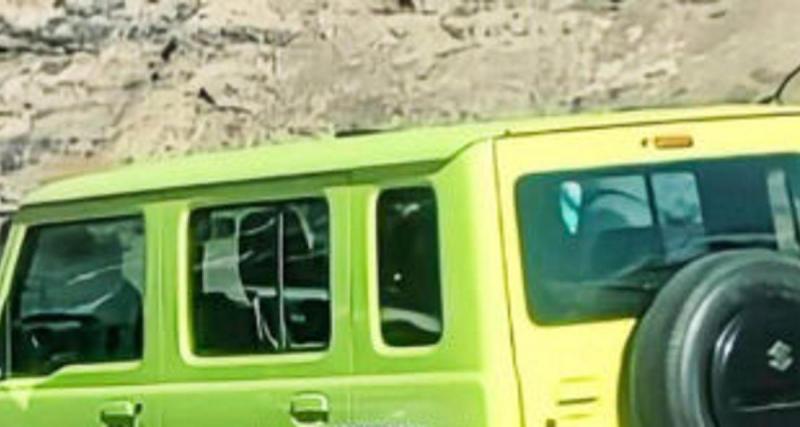  - Un Suzuki Jimny 5 portes surpris en tournage