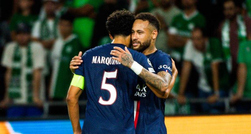  - PSG : Neymar et Marquinhos de retour au Camp des Loges