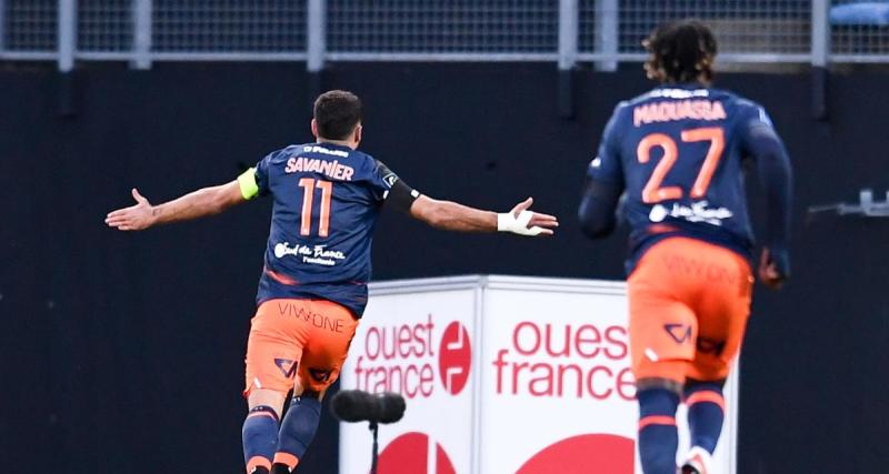  - Montpellier mène à Lorient à la pause, Savanier inscrit un but somptueux