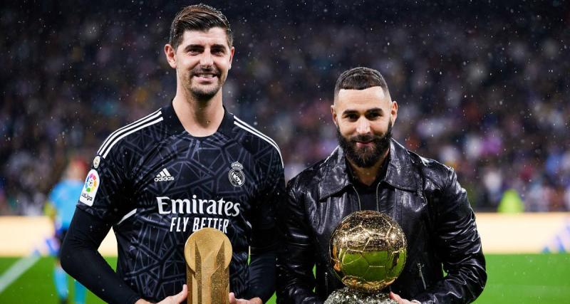  - Real Madrid : Courtois félicite Benzema pour son doublé mais lui en demande encore plus