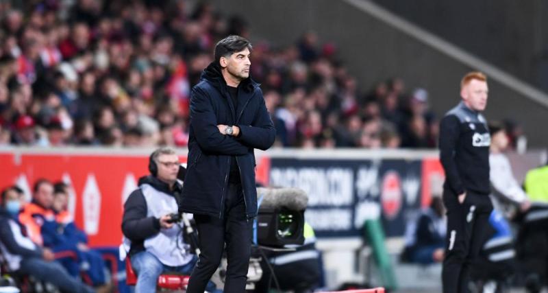  - Lille : « Je suis très déçu de nos supporters » lance Fonseca après le nul contre Reims 