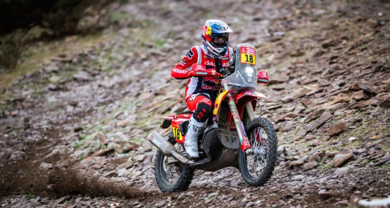  - Dakar : Daniel Sanders remporte la 3e étape en motos et prend la tête du général 