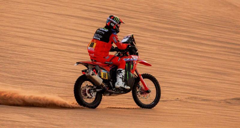  - Dakar : Joan Barreda s'impose à la surprise générale pour la 4e étape en motos, Daniel Sanders toujours leader