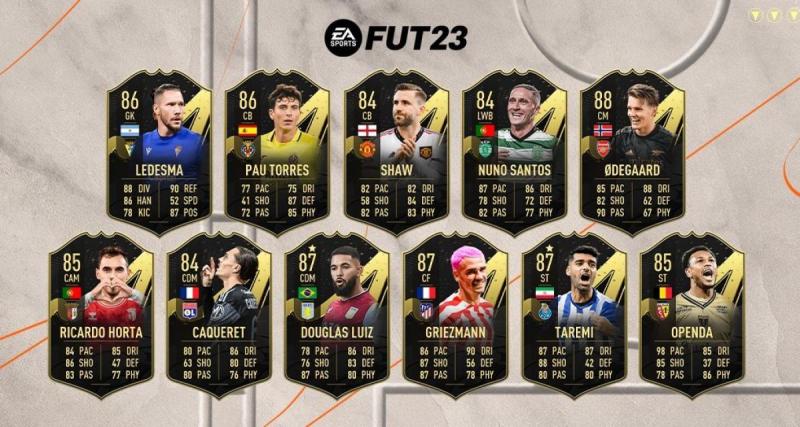  - Griezmann, Odegaard, Caqueret, la TOTW #10 est tombée sur FIFA 23 !