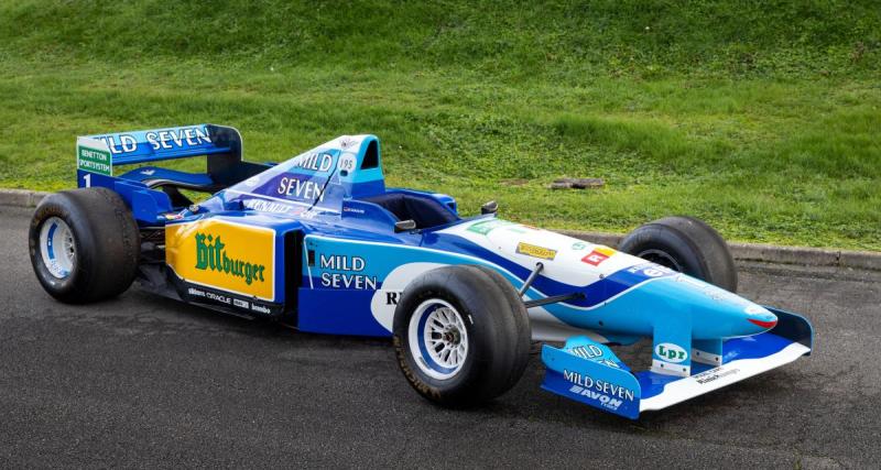  - Pilotée par Michael Schumacher, cette F1 Benetton Renault est à vendre à Rétromobile 2023