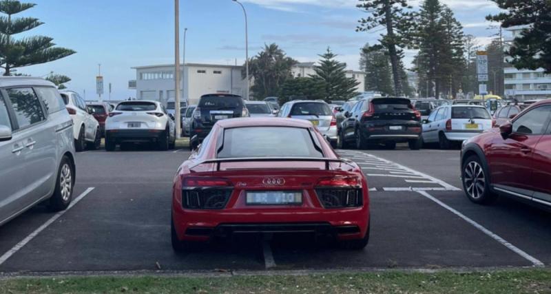  - Il gare son Audi R8 sur deux places de parking, il préfère une belle amende que de rayer sa carrosserie