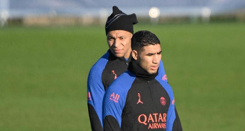  - PSG : Mbappé et Hakimi de retour à l'entraînement
