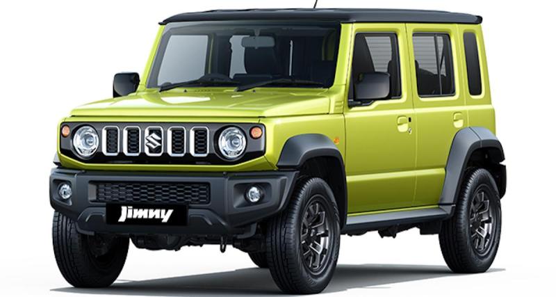  - Suzuki Jimny 5 portes (2023) : il revoit ses dimensions à la hausse, voici sa fiche technique