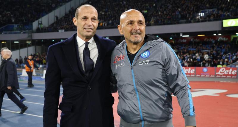  - Naples - Juventus : la poignée de mains géniale entre Spalletti et Allegri à la fin du match !