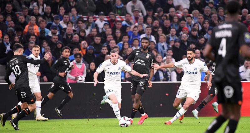  - L'OM recolle face à Lorient juste avant la mi-temps