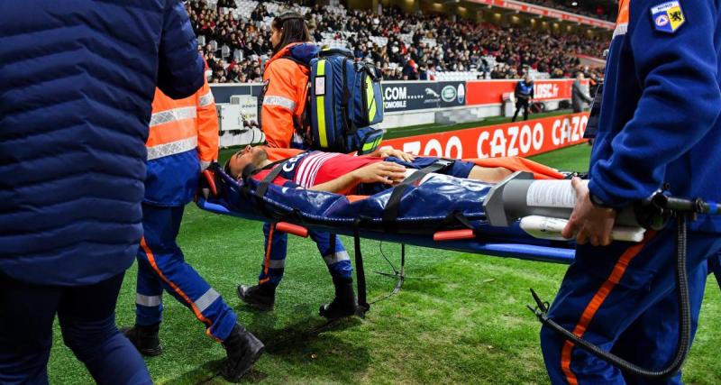  - Lille – Troyes : inquiétude pour Ounas, sérieusement touché et évacué sur civière