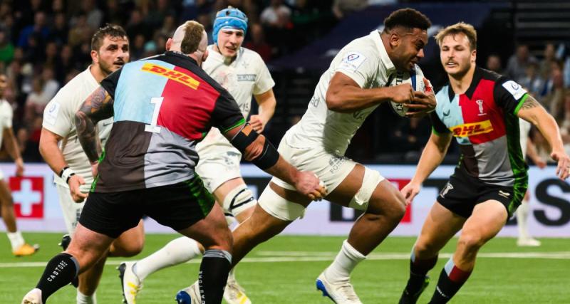  - Rugby : réduits à 12 à la fin du match, le Racing 92 arrache la victoire face aux Harlequins